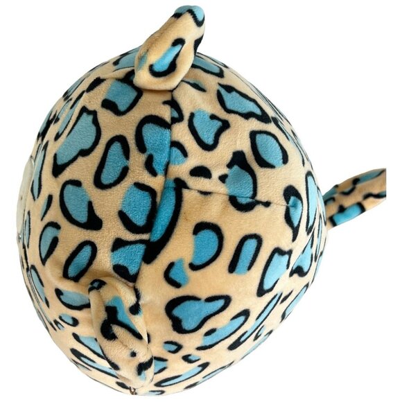 Squishmallow Liv The Teal Leopard Cheetah Kellytoy Soft Plush Stuffed Animal - Picture 6 of 8